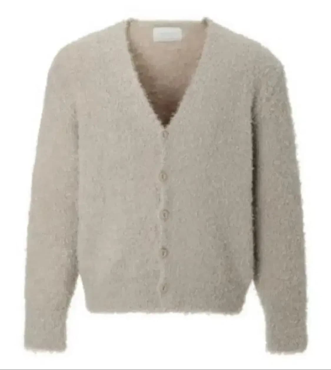 쓰리타임즈 푸들 가디건 베이지 상품이미지1