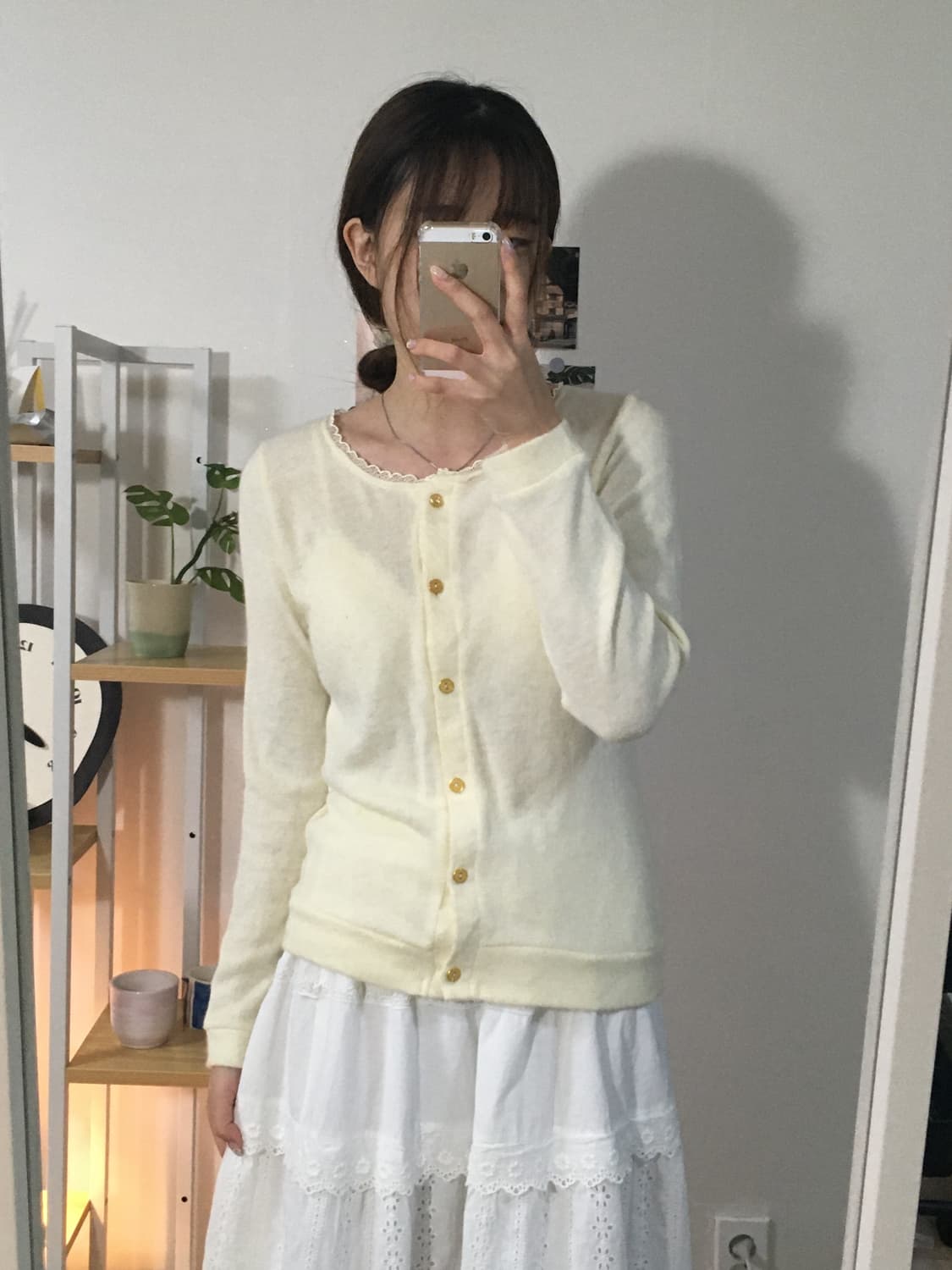 아이보리 레이스 가디건 상품이미지1