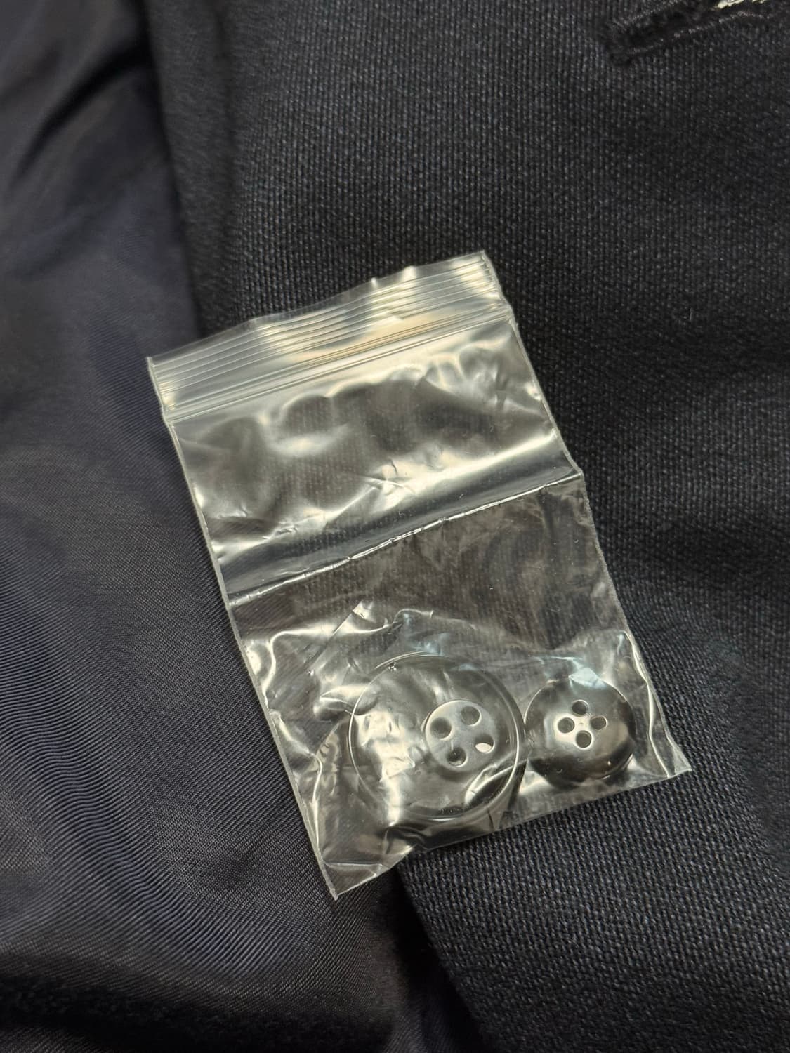 아나토미카 싱글래글런6 코버트울 코트 네이비 48사이즈 상품이미지5