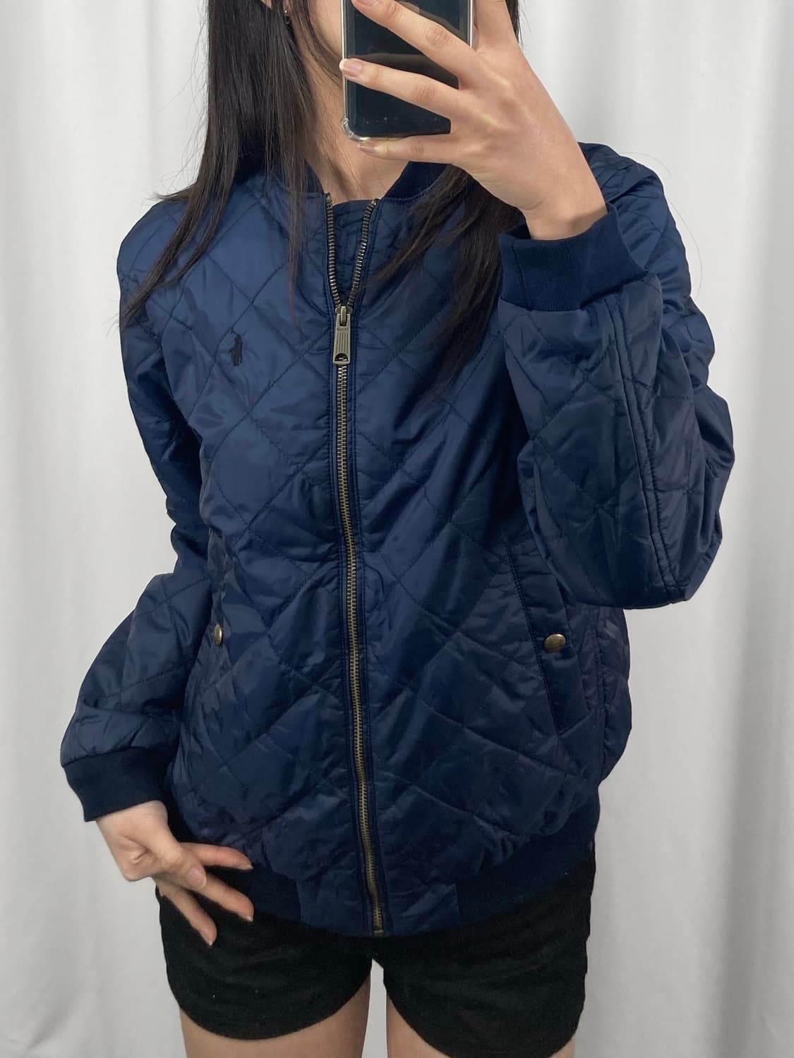 폴로 네이비 퀼팅 자켓 상품이미지2