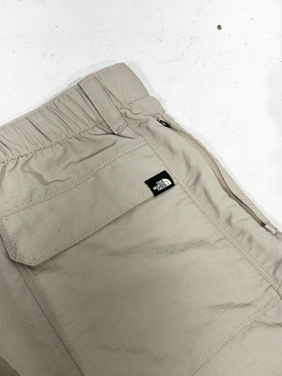 노스페이스 베이지 절개 포인트 와이드 카고 팬츠 XL 상품이미지6