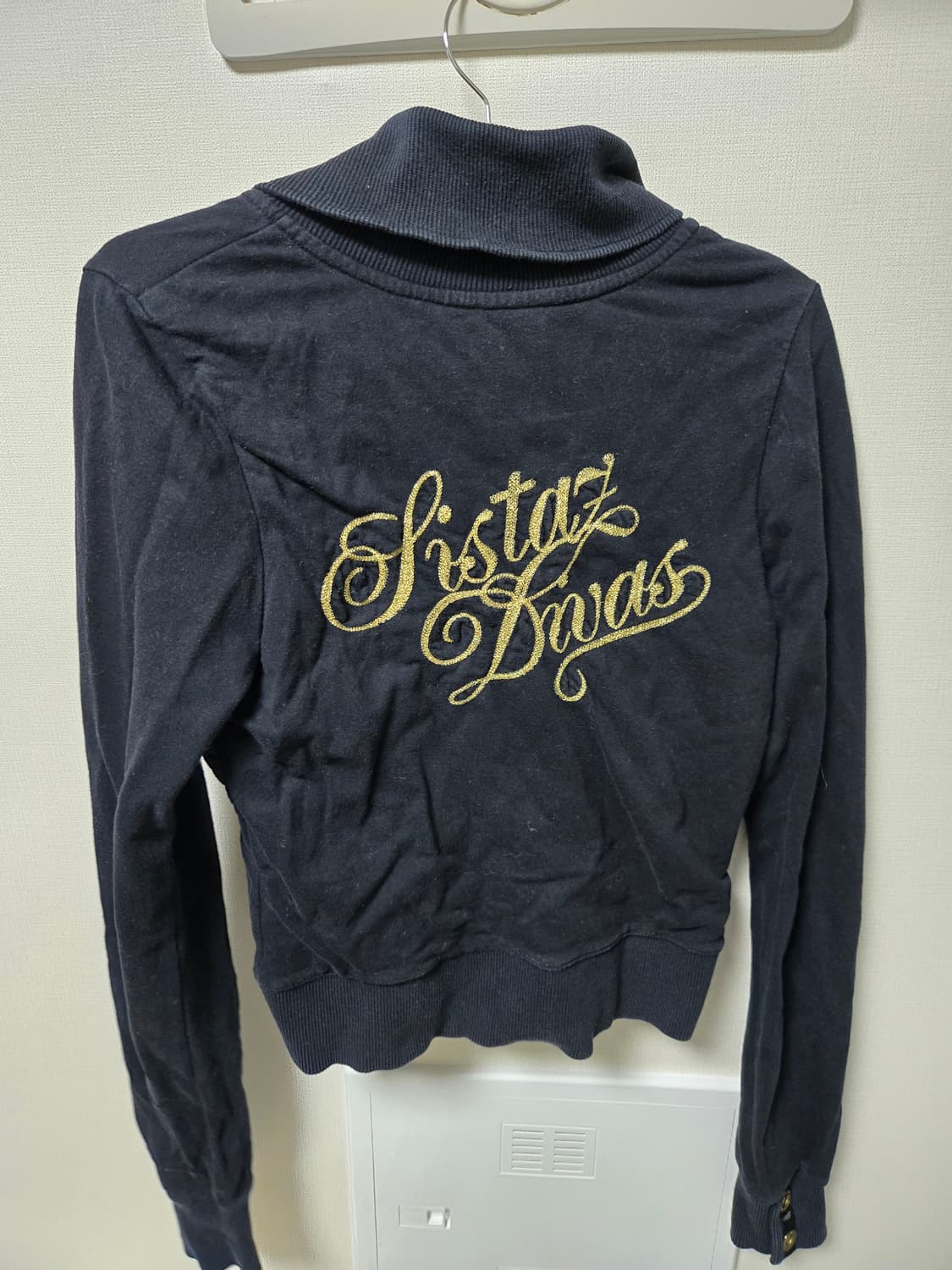 네이비크롭 반집업 상품이미지2