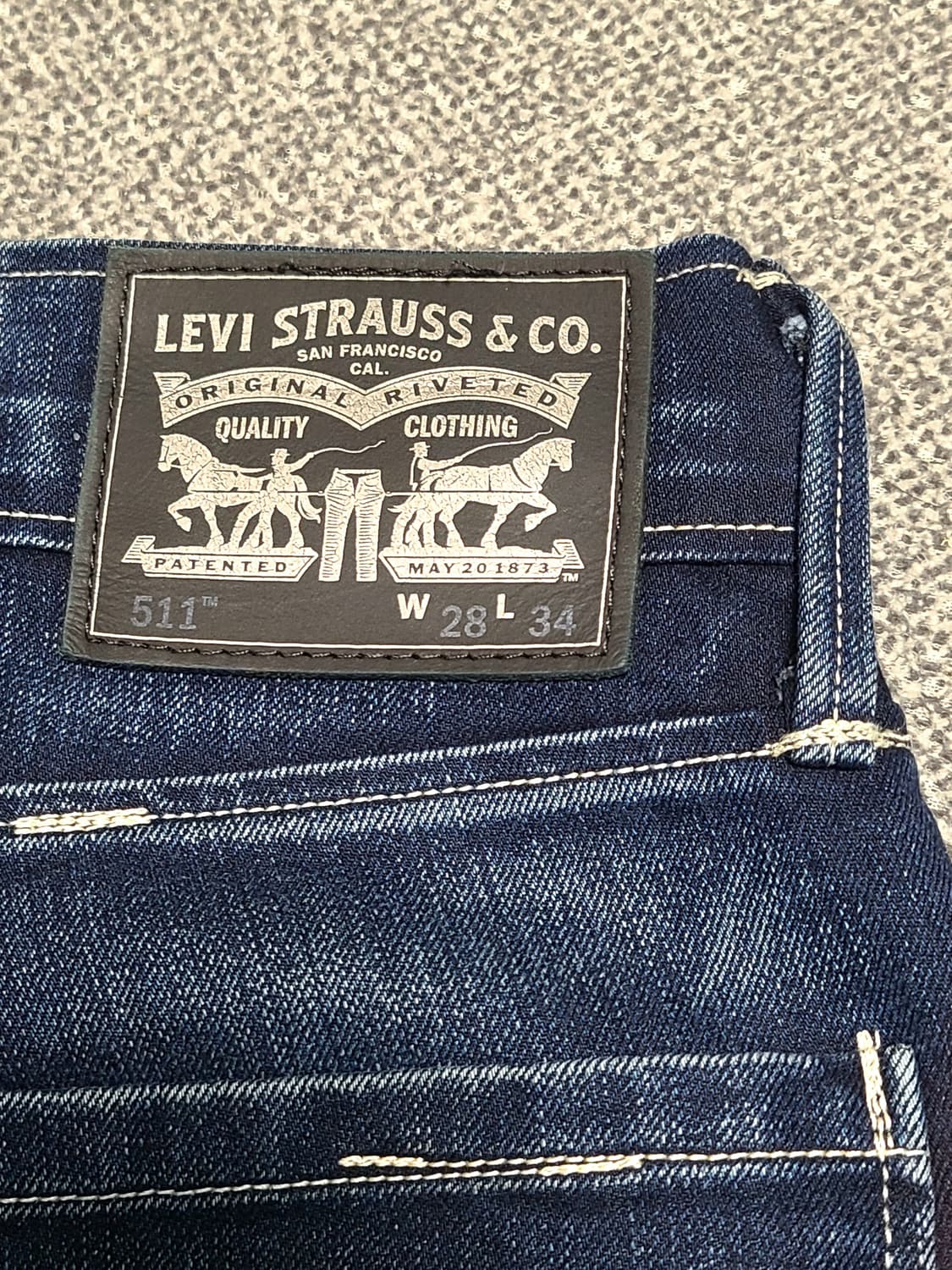 리바이스 511 슬림핏 데님 청바지 W28 상품이미지7