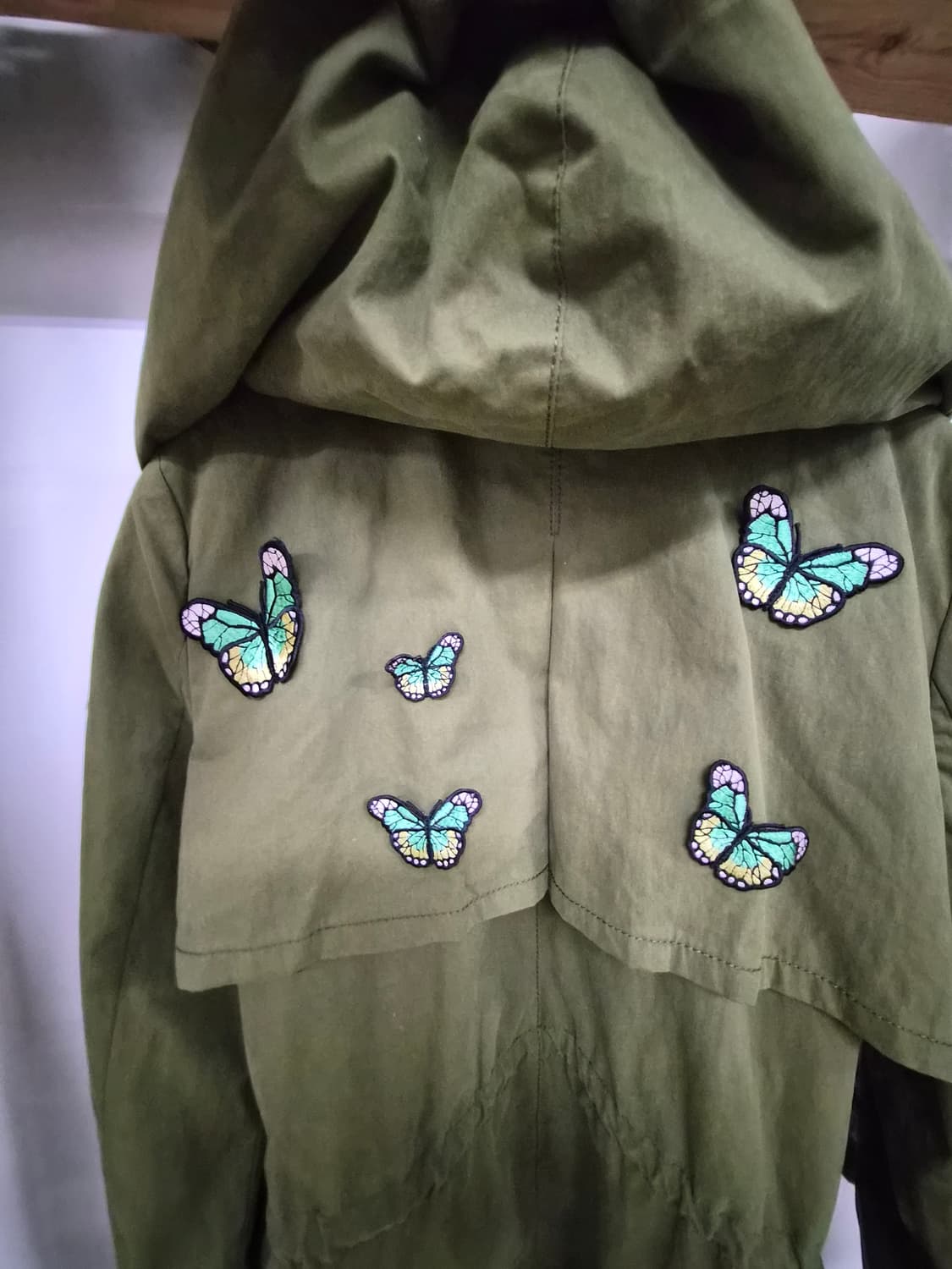 에고이스트 입체자수 사파리 야상 상품이미지7