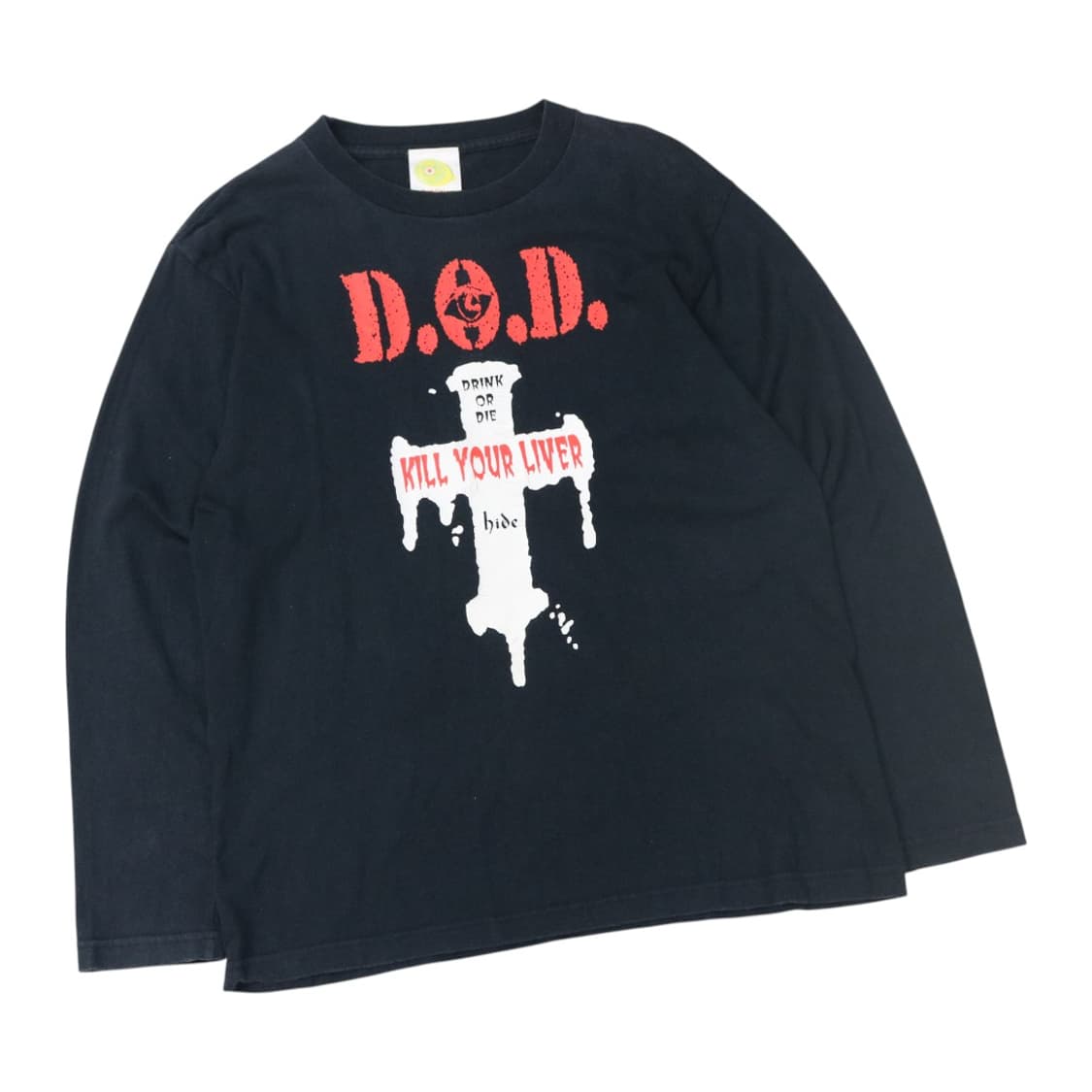 Lemoned 레모네이드 빈티지 히데 D.O.D 그래픽 롱슬리브 (S) 상품이미지1