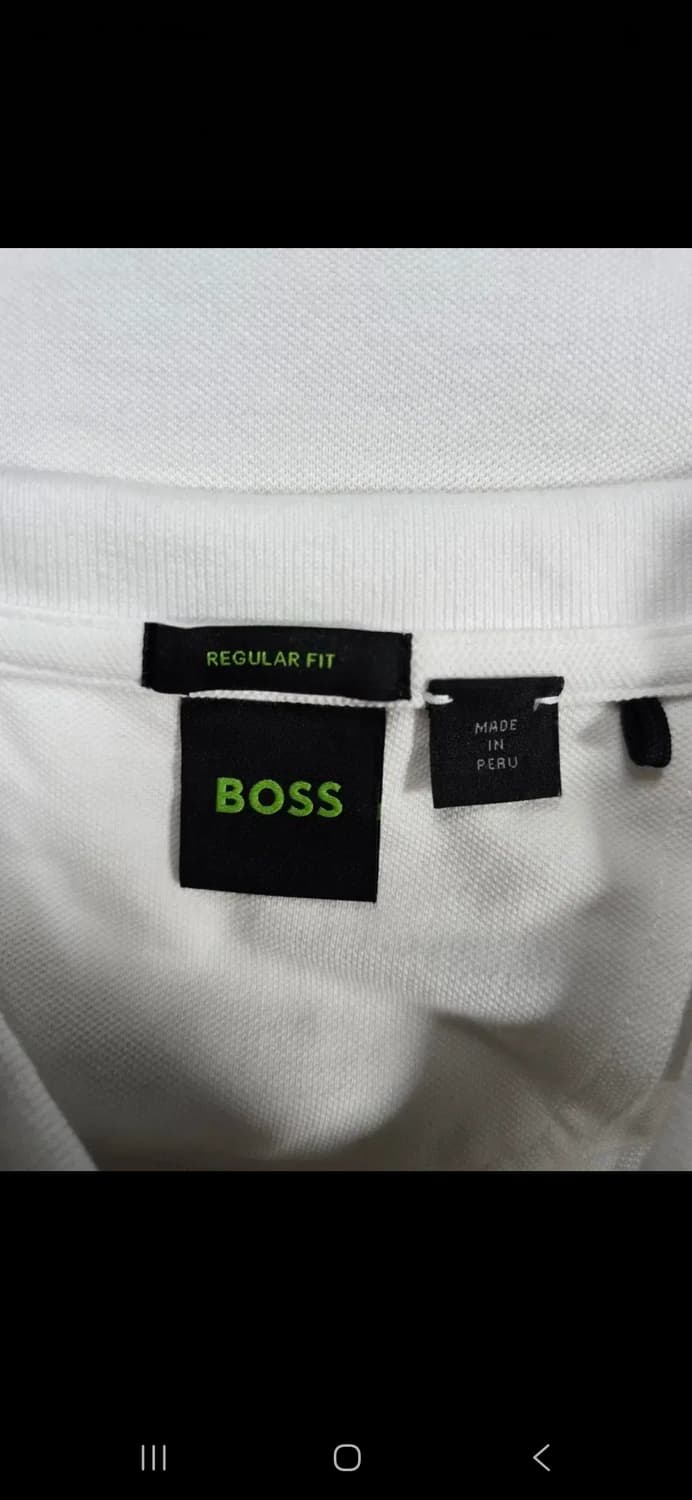 휴고보스  남자 반팔카라티.     싸이즈 100. 상품이미지3