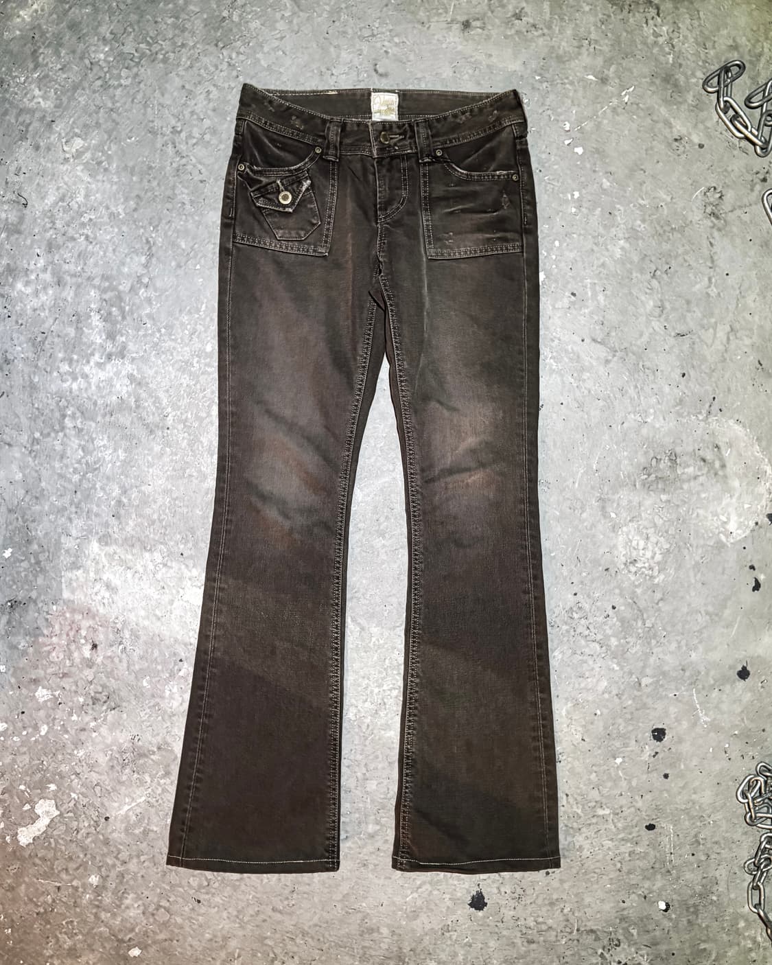 SOMETHING – Sammy boot-cut Vintage Washe 상품이미지5