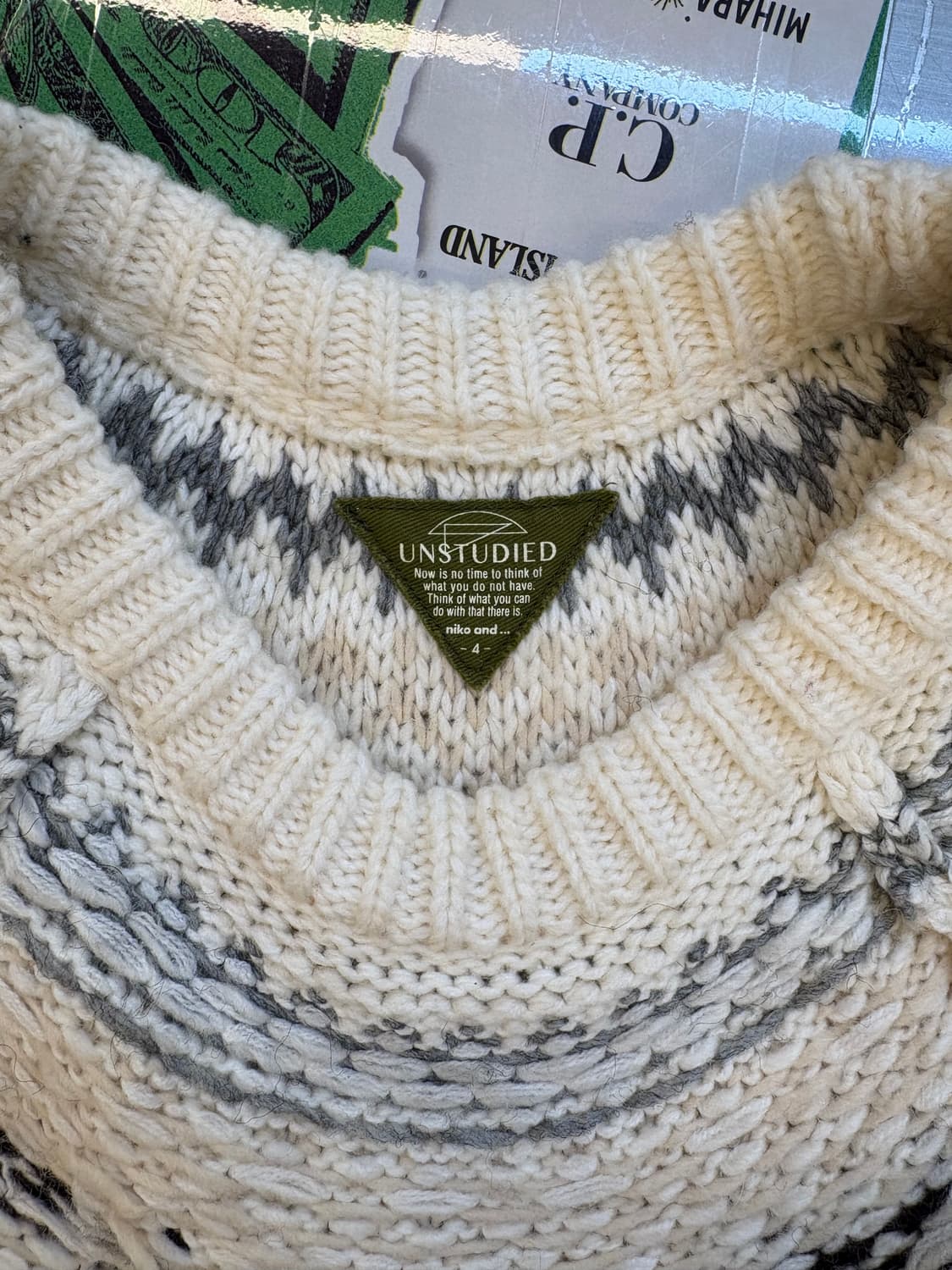 니코앤드 청키 니트 스웨터 상품이미지3