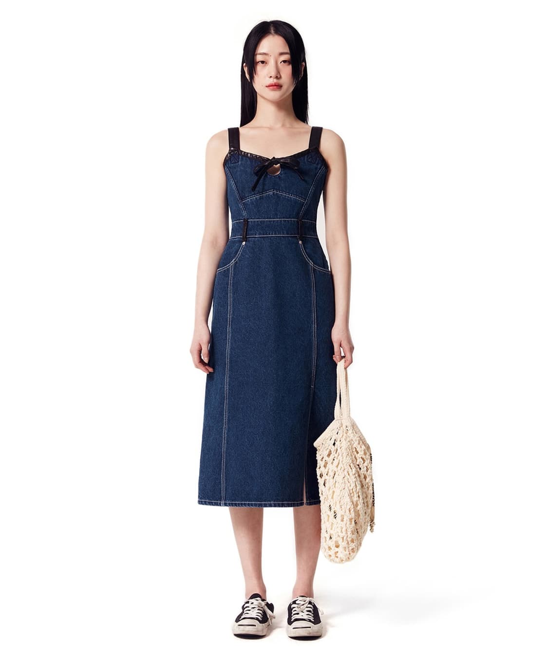 Oioi 컬렉션 데님 원피스 s 상품이미지1