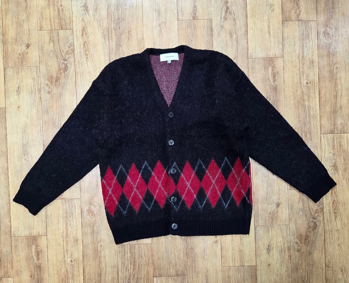 토니웩(TONYWACK) STIFF 모헤어 가디건 95-100 새상품 상품이미지3