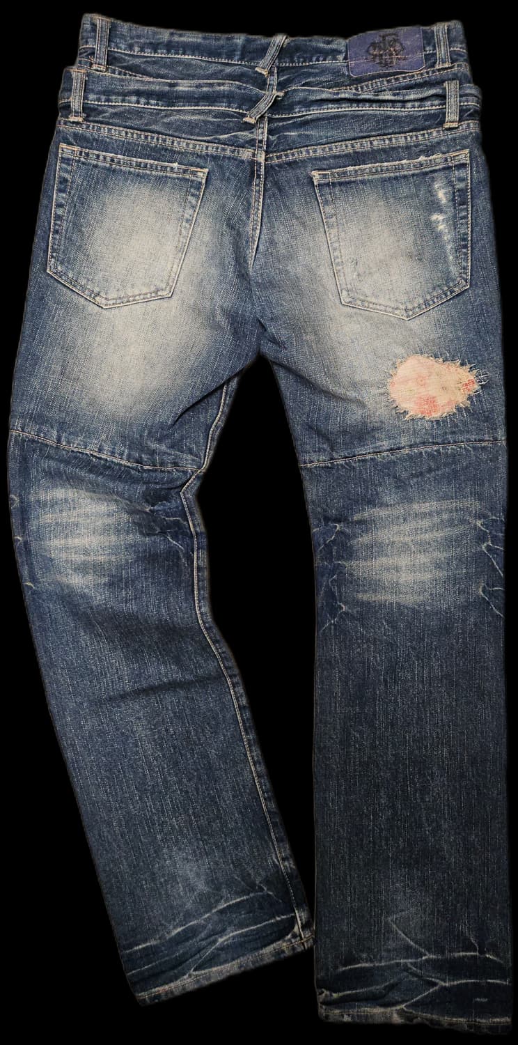 ppfm 더블 웨이스트 데님 상품이미지2