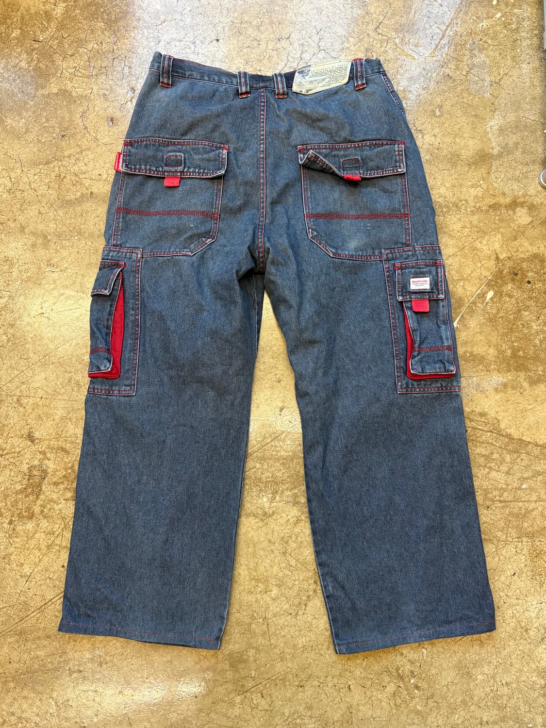 아카데믹스 올드스쿨 와이드 카고 데님 상품이미지10