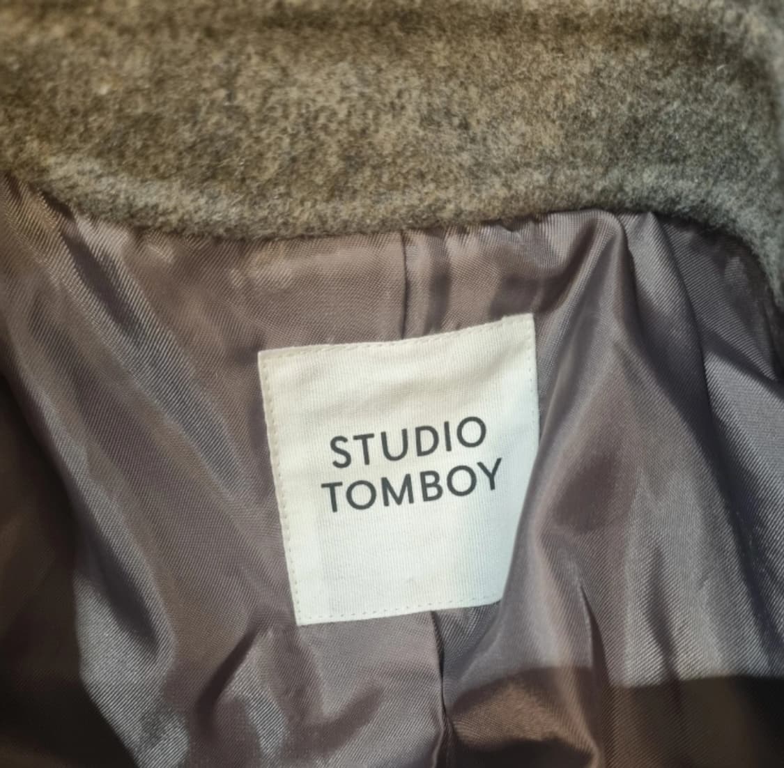 STUDIO TOMBOY 스튜디오 톰보이 모 혼방 코트 상품이미지8