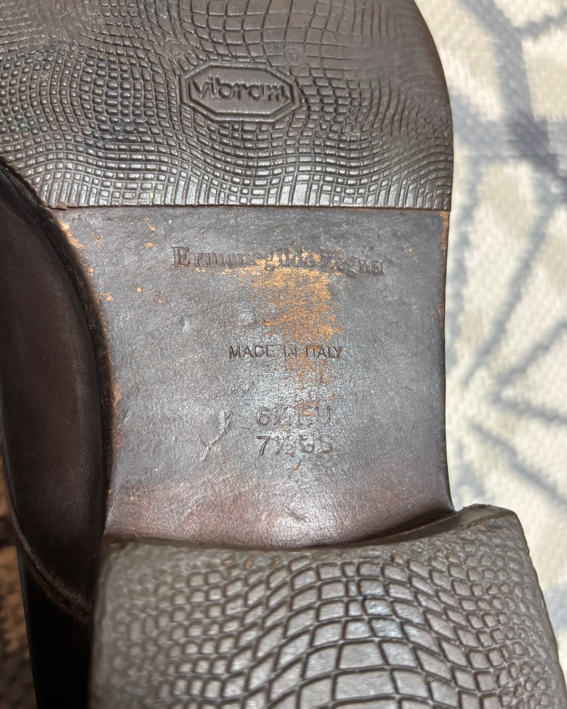 (7.5) 에르메네질도 제냐 더비슈즈 상품이미지10