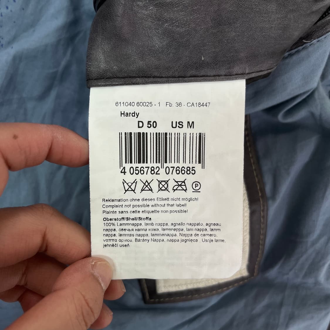 100 마일스톤 램스킨 라이더 가죽 자켓 상품이미지9