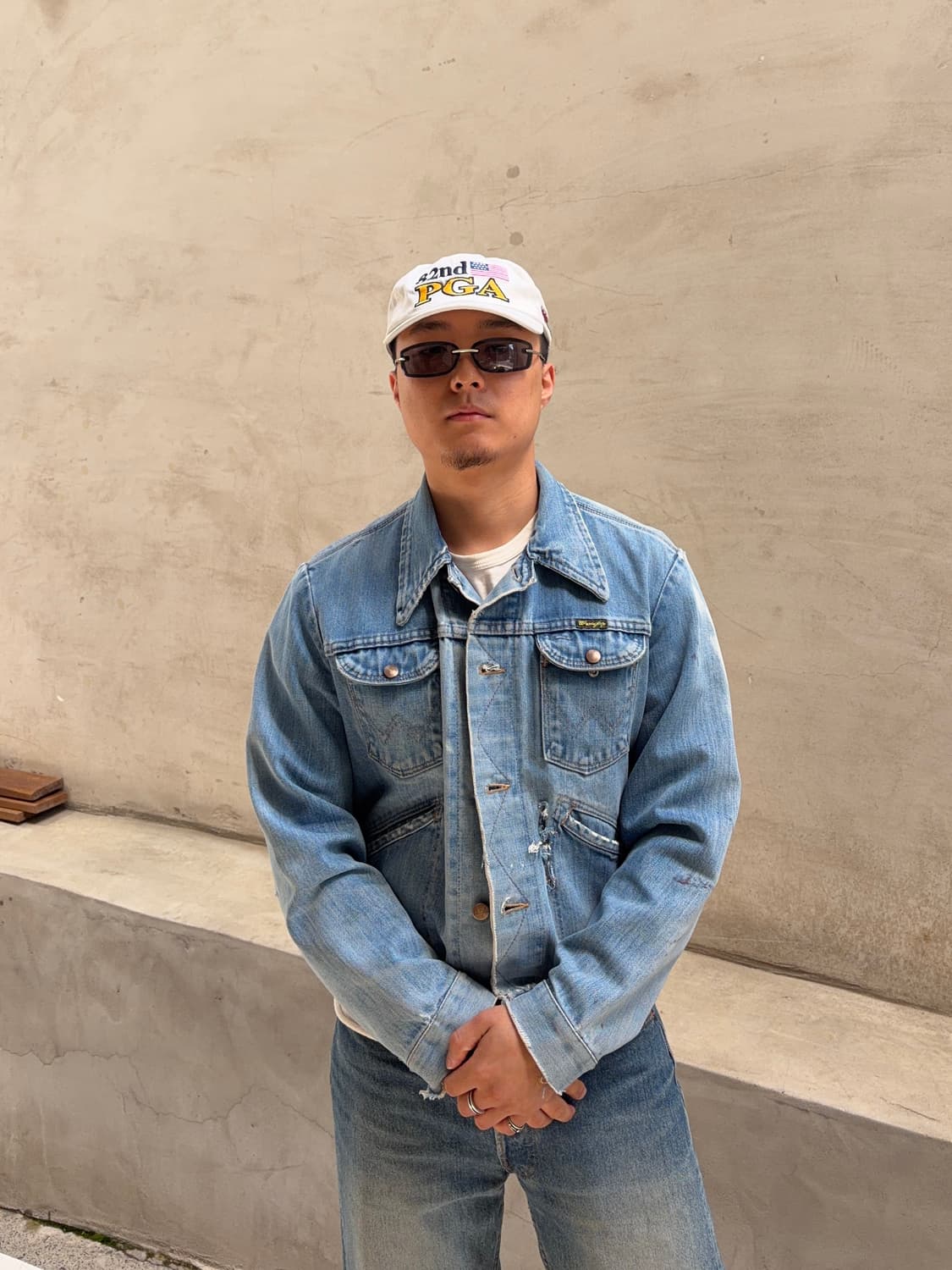 70-80‘s Wrangler 126MJ denim trucker  상품이미지3