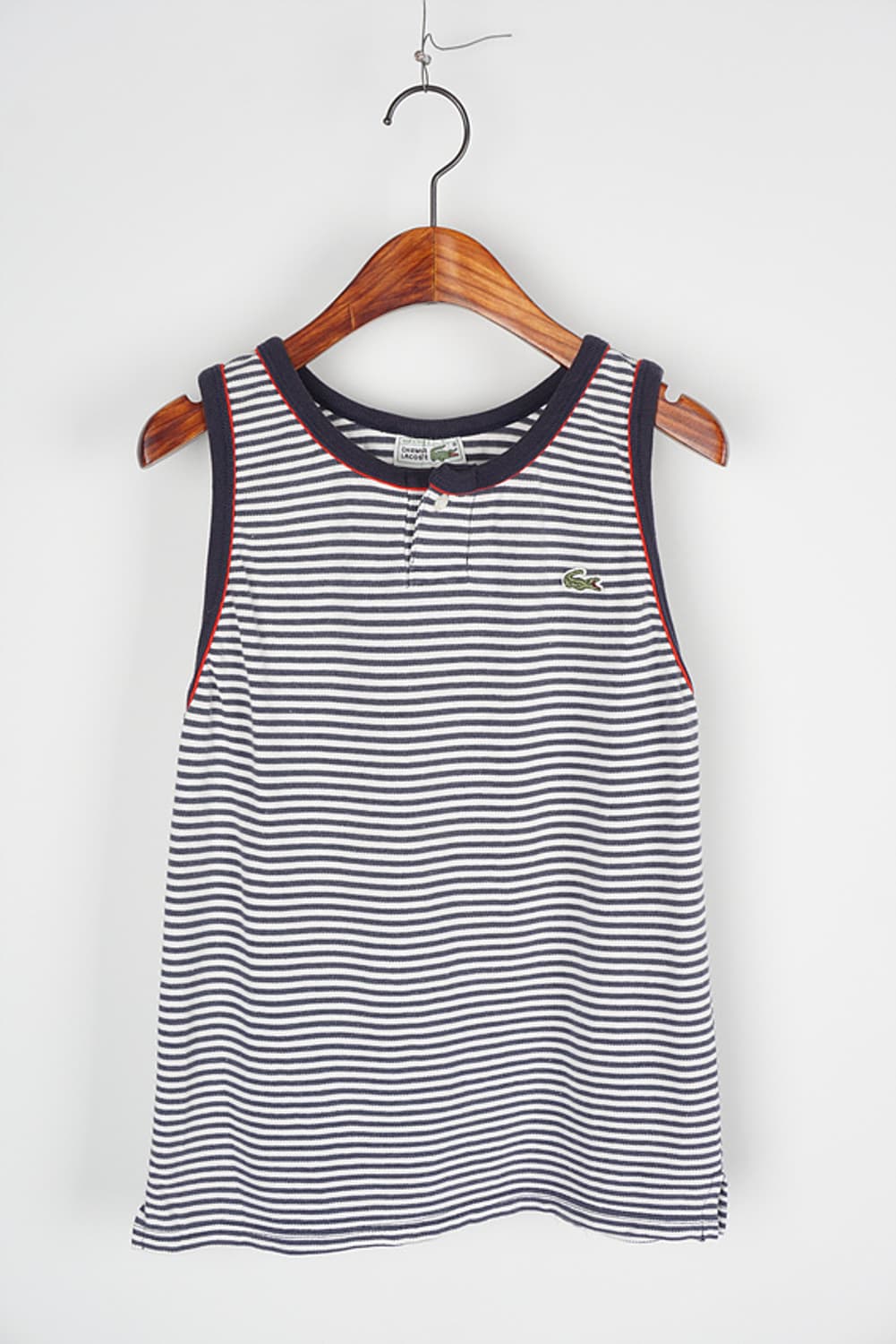  90's LACOSTE stripe sleeveless 상품이미지1