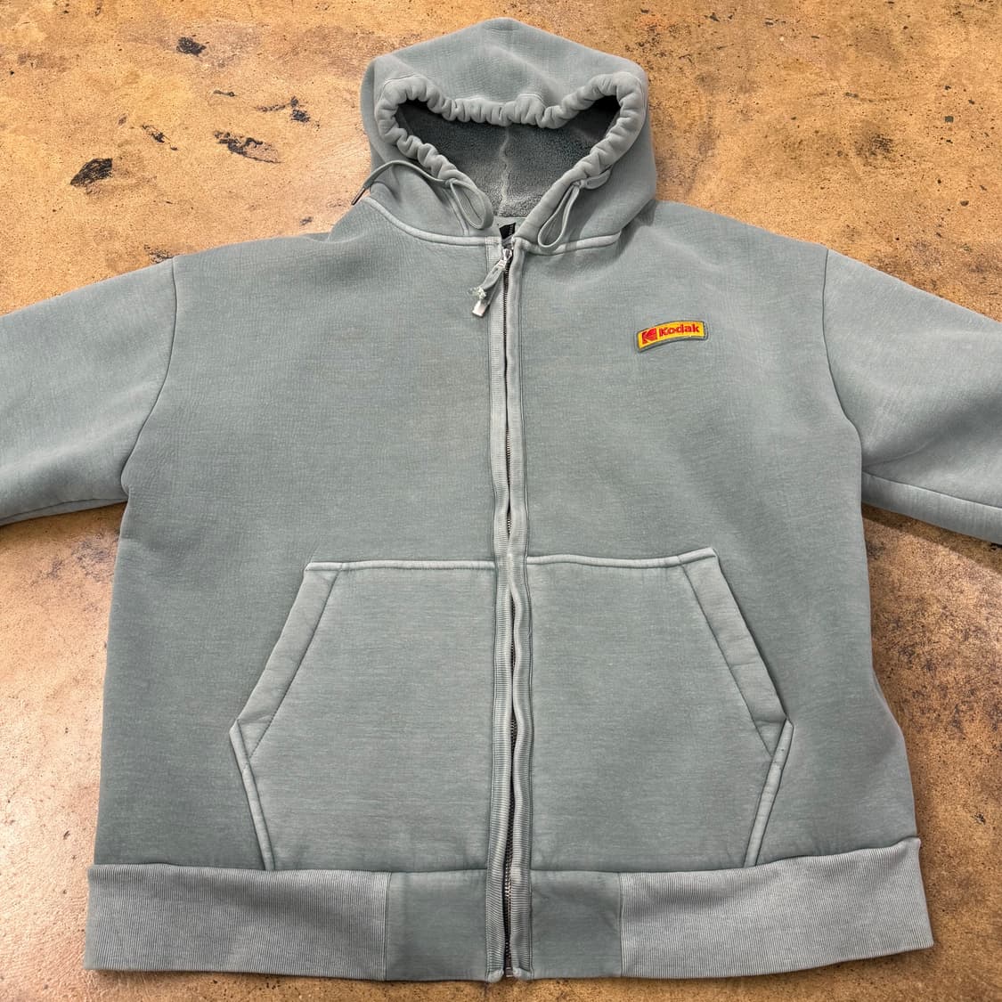 [정품/XL] 코닥 후드 집업 자켓 민트 b14 상품이미지3