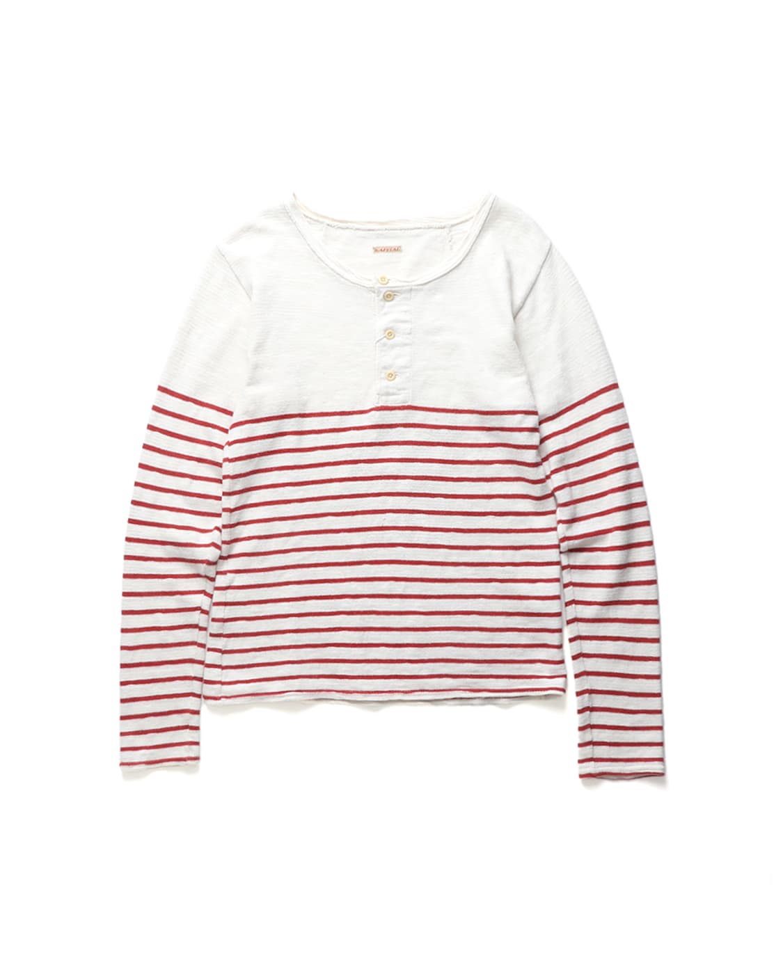 캐피탈 KAPITAL Border Henry Neck T-shirt 상품이미지2