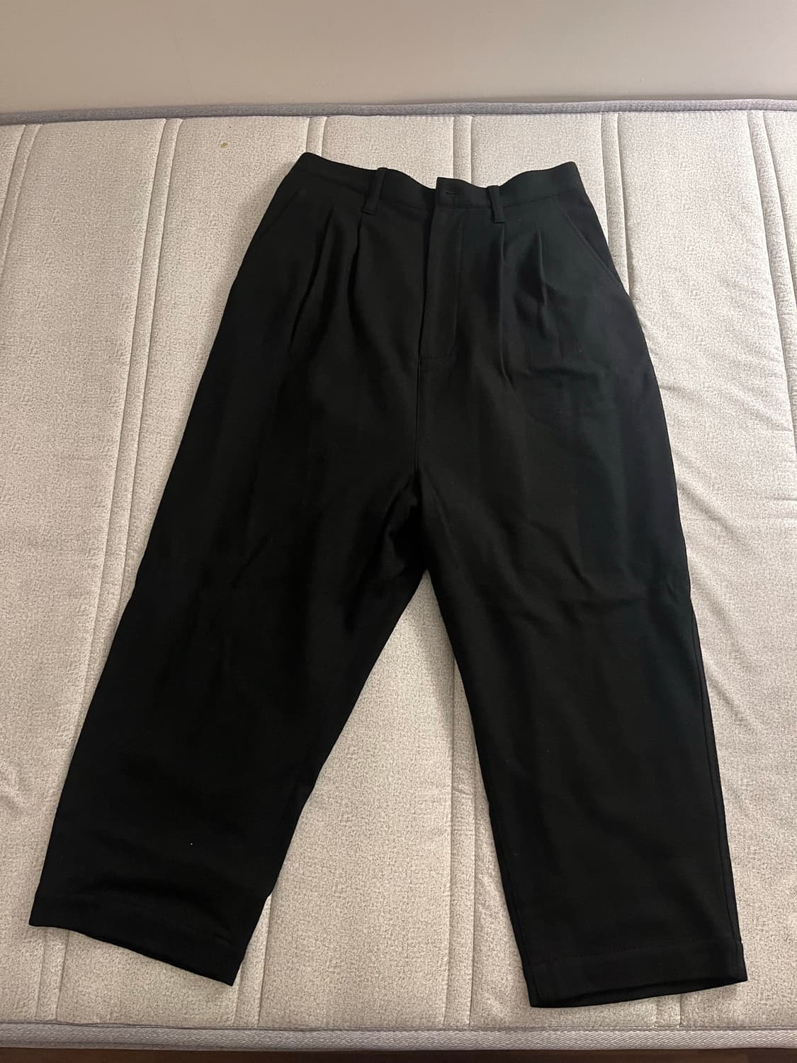 준야와타나베 AD2016 사루엘 울 블랙 팬츠 상품이미지3