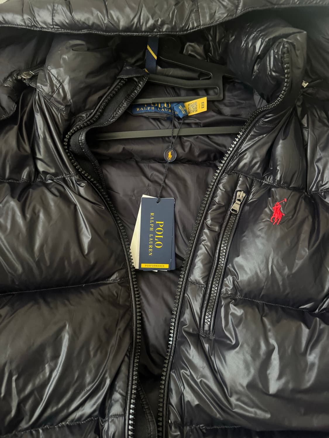 폴로 유광패딩 m 상품이미지1
