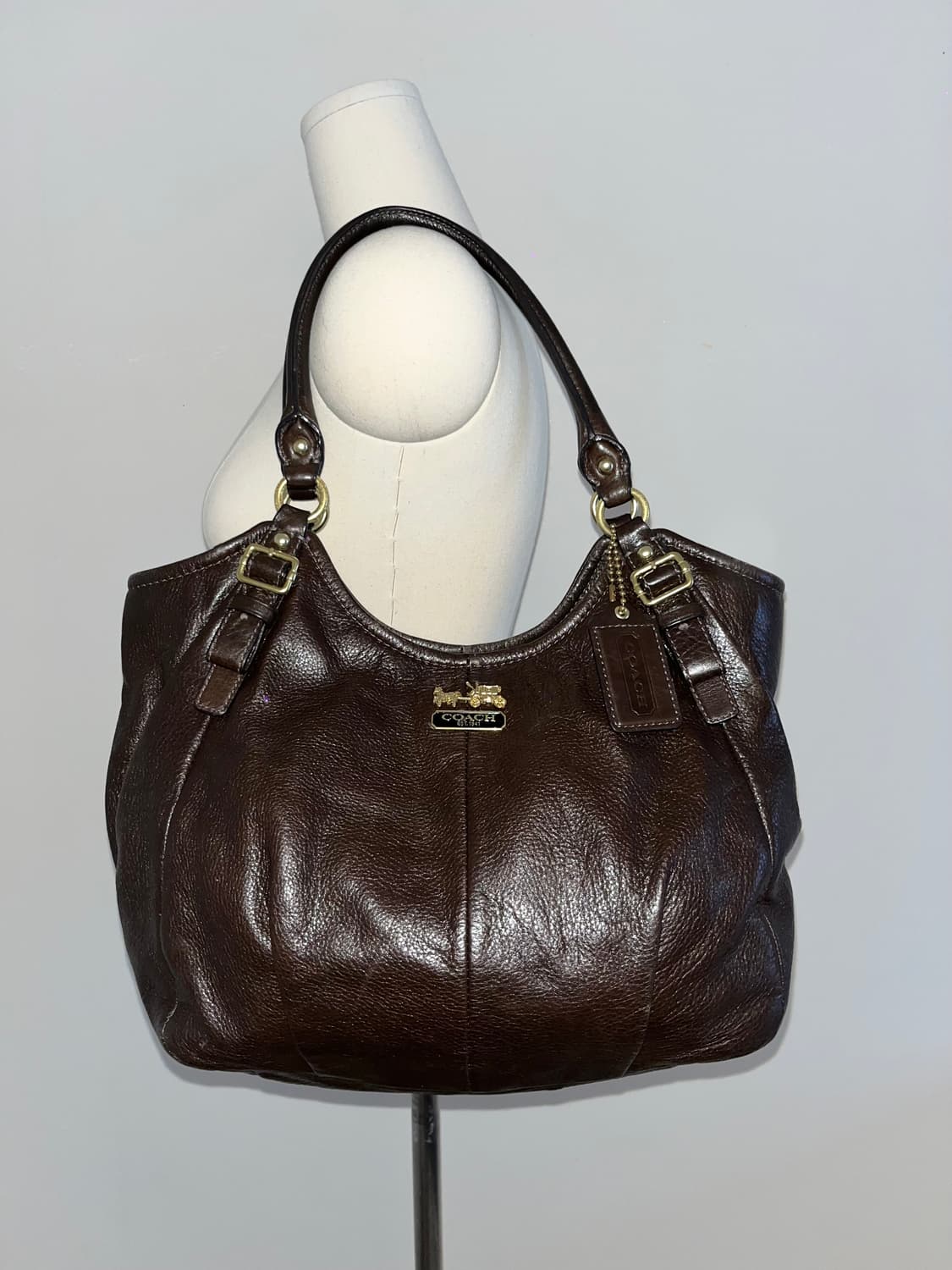 📦90ss Coach Brown shoulder bag 상품이미지1