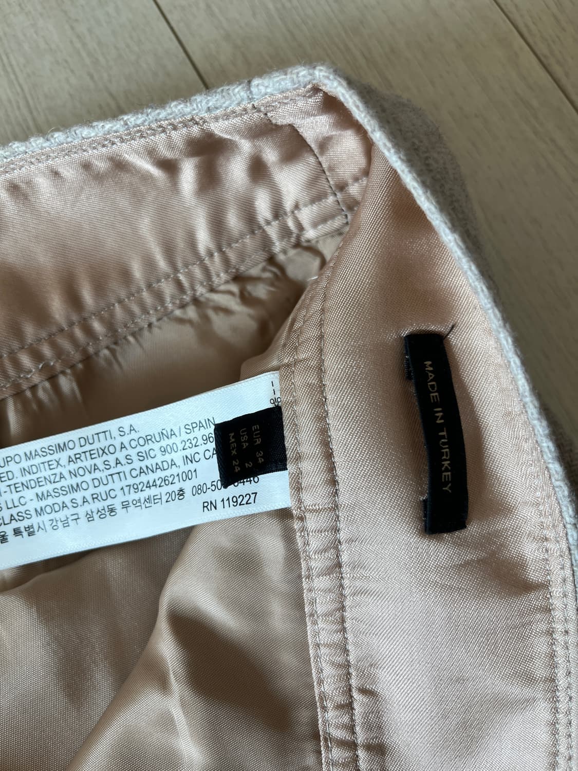 마시모두띠 혼방 슬렉스 팬츠 상품이미지2