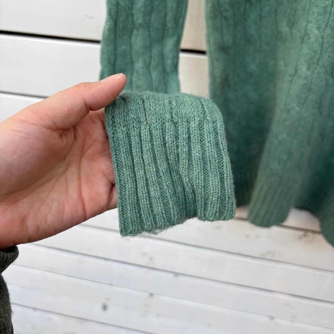 Polo 폴로 울 캐시미어 브이넥 니트 상품이미지4