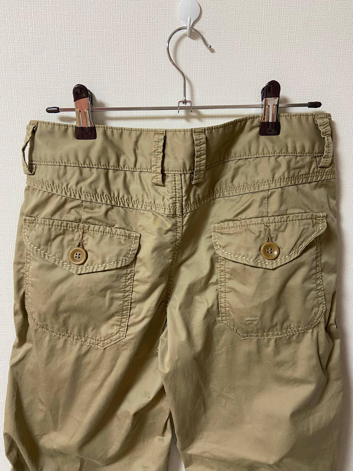 일본 빈티지 모리걸 하구미 단추 카고팬츠  상품이미지7