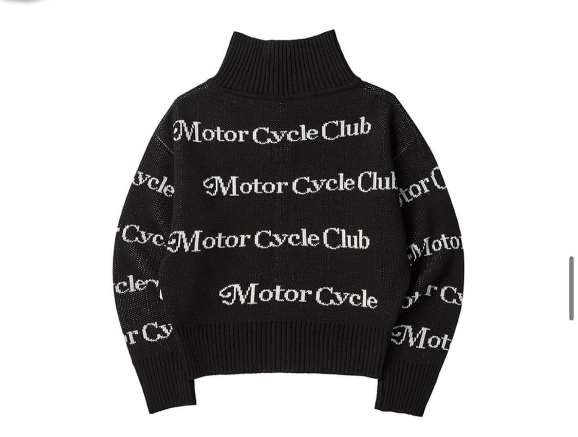 하이넥 니트 블랙 상품이미지2