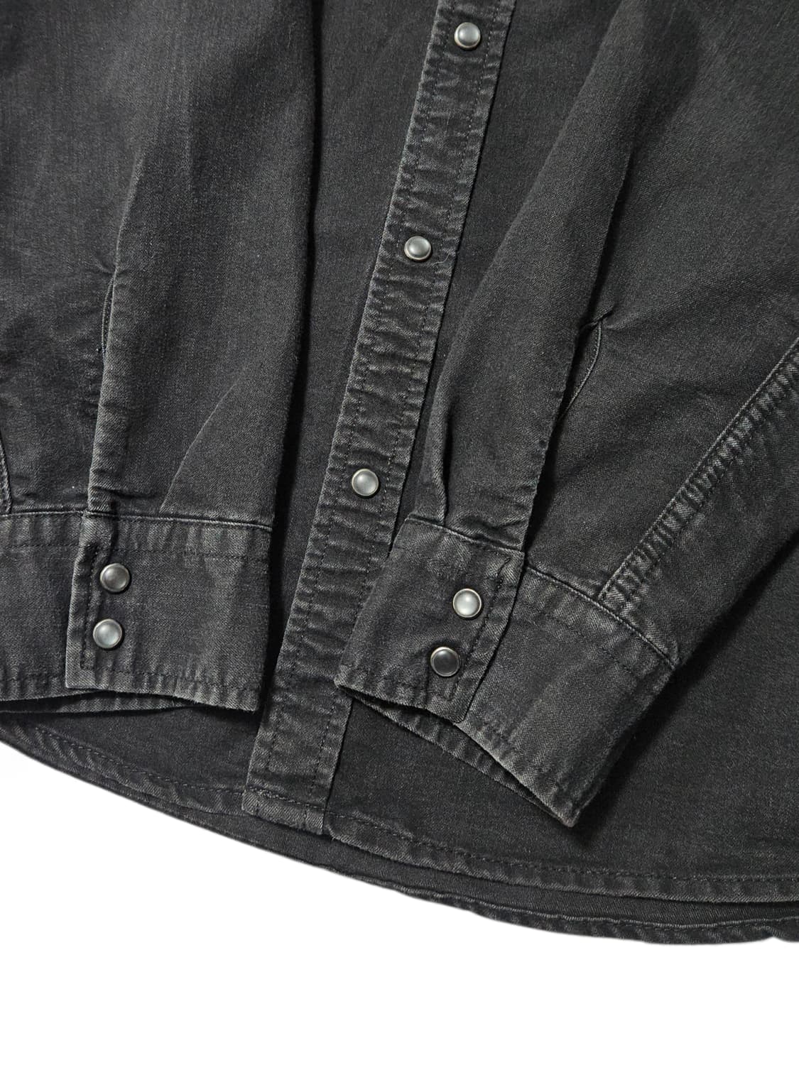 리바이스 흑청 웨스턴 셔츠 XL 상품이미지2