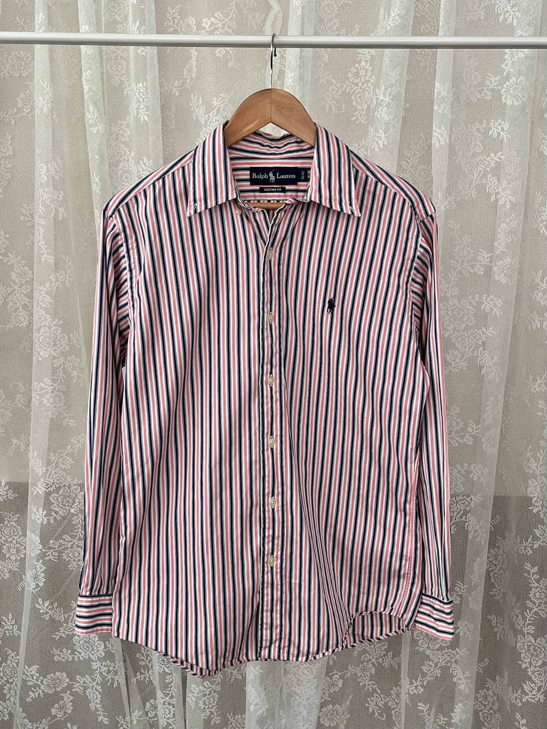 100) 폴로 랄프로렌 커스텀핏 스트라이프 셔츠 상품이미지1