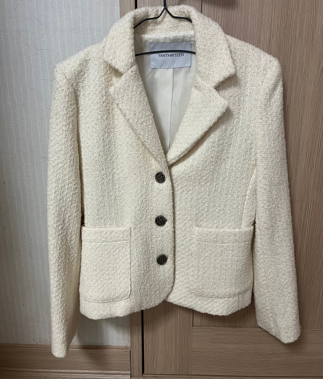 yanthirteen 트위드 자켓 상품이미지1
