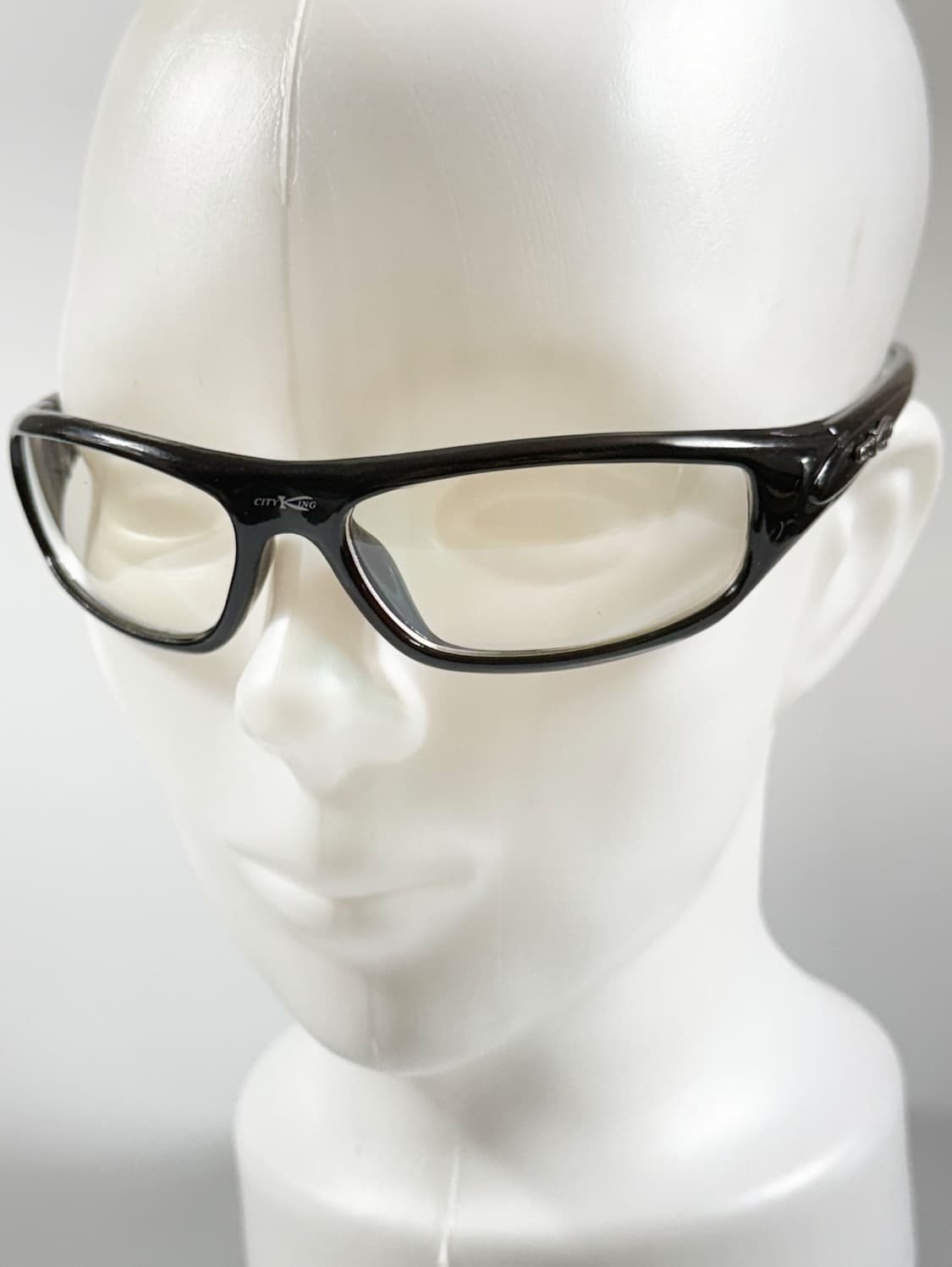90s CITY KING 랩어라운드 투명 틴트 빈티지 선글라스 상품이미지8