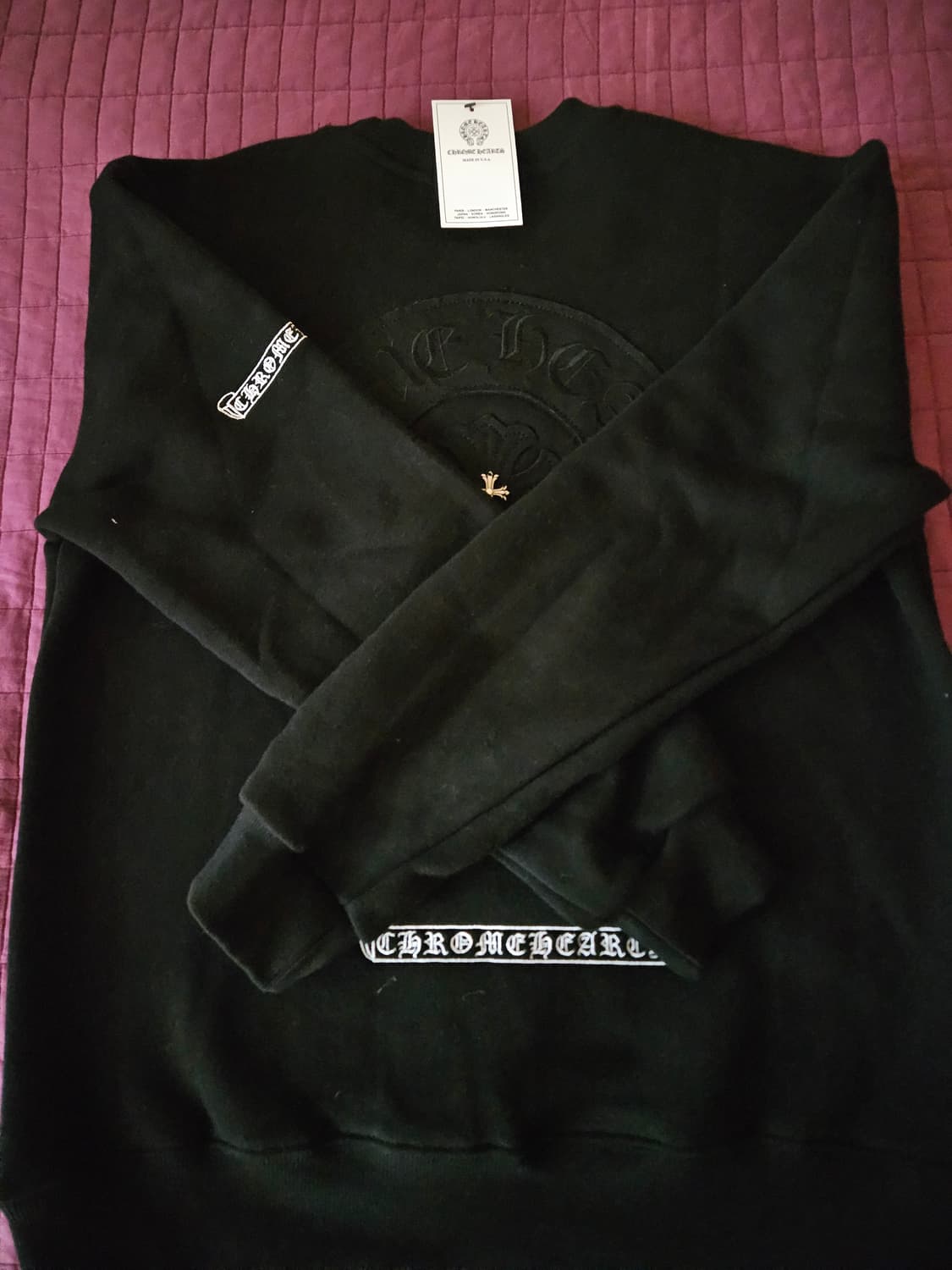 크롬하츠 백로고 롱슬리브 맨투맨 상품이미지2