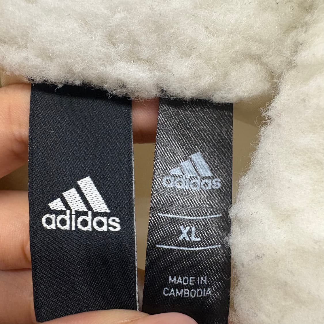 [정품/XL,105] 아디다스 S2S 보아 뽀글이 플리스 자켓 b17 상품이미지5