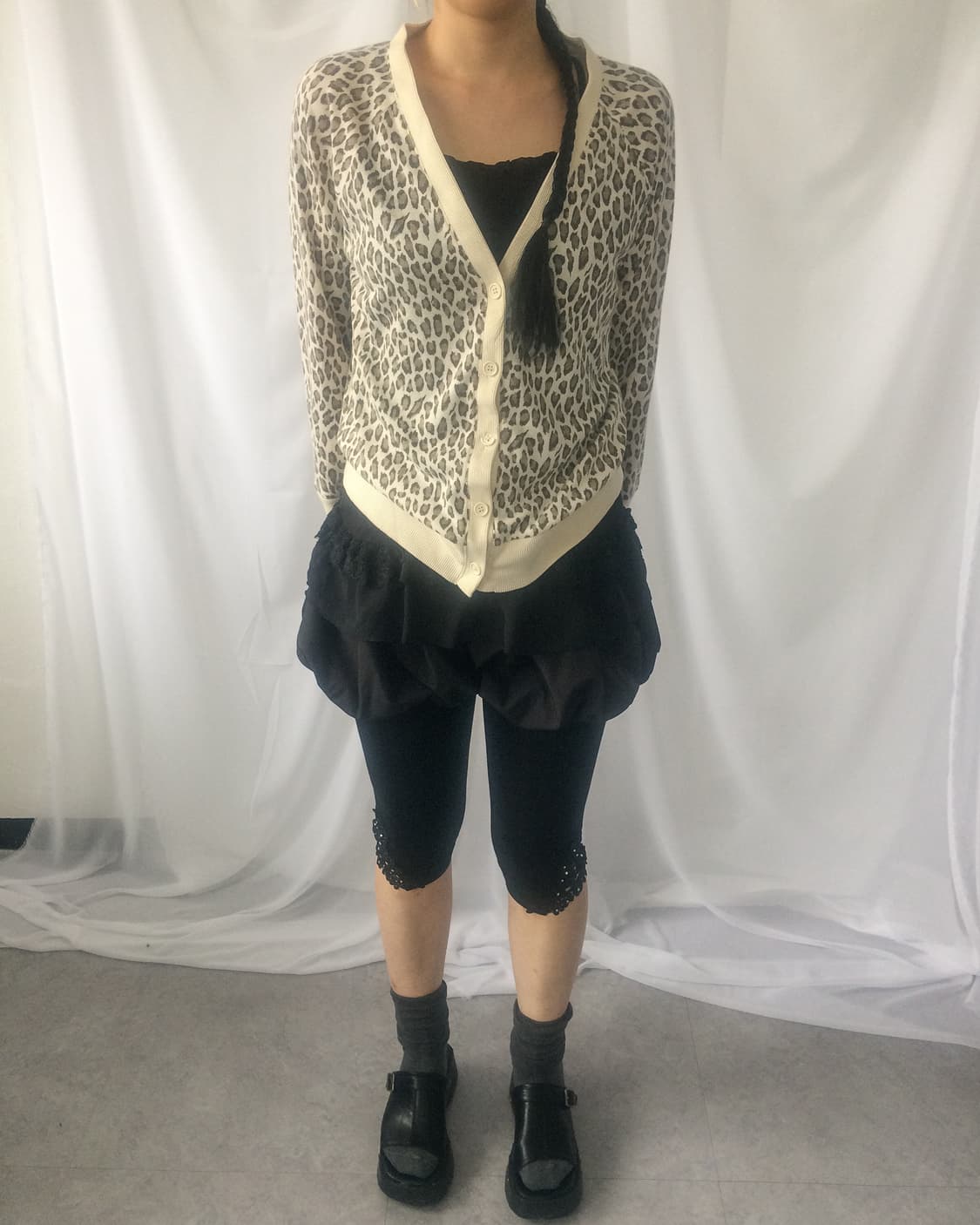 Leopard pattern cardigan 상품이미지7