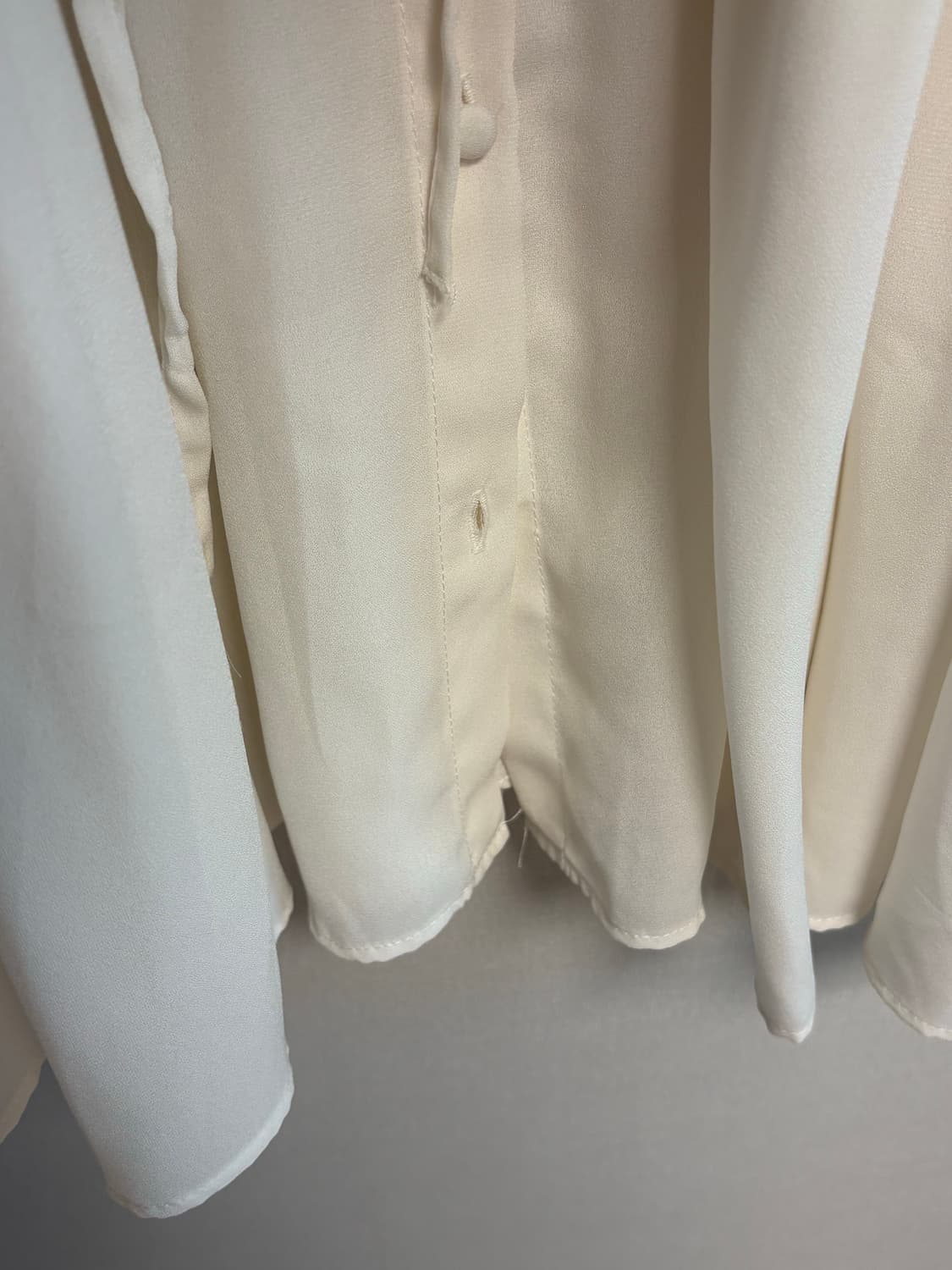 아이보리 7부 블라우스 상품이미지3