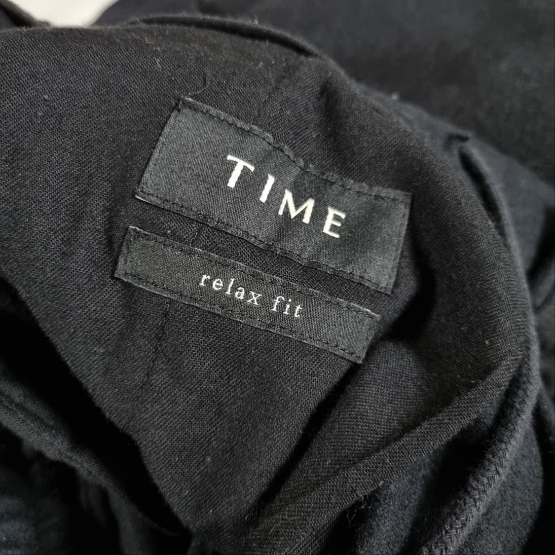 24fw 타임옴므 TIME 블렌딩 캐시미어 밴딩 릴렉스 핏 팬츠 상품이미지3