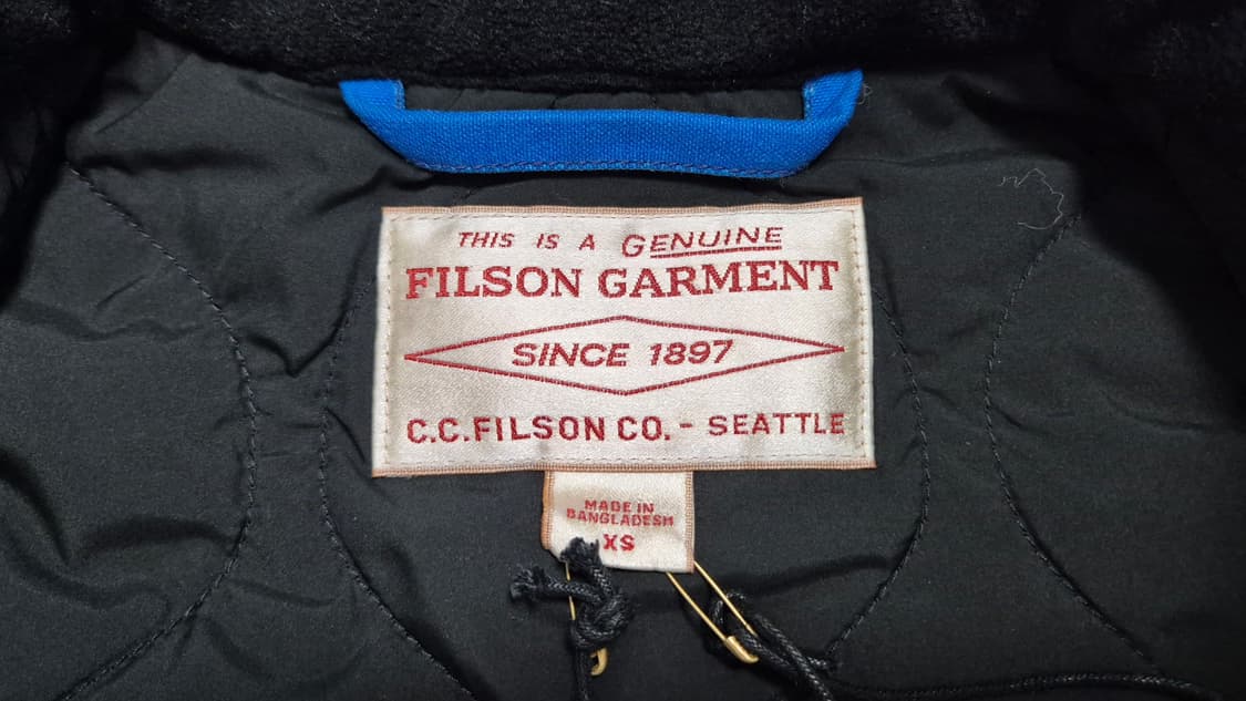 [FILSON] 필슨 틴 클로스 프리마로프트 자켓 XS (새상품) 상품이미지3