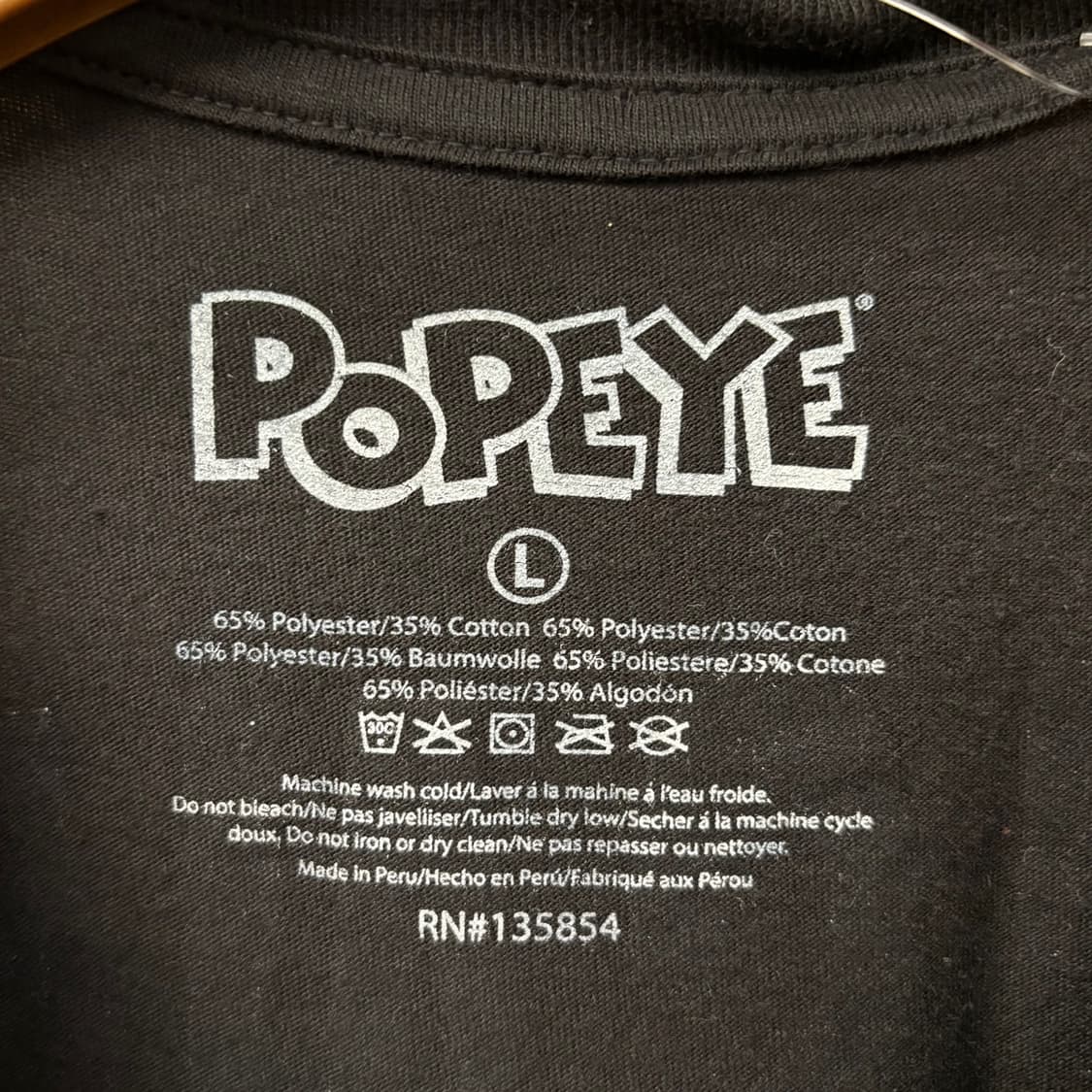 POPEYE 공식 라이선스 SAVAGE 네온글리치 팝그래픽 티 N1596 상품이미지7
