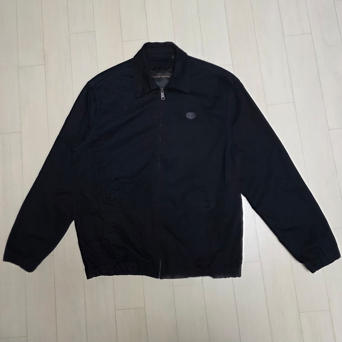 데우스엑스마키나  스몰자수로고 워크자켓 블랙 L 상품이미지1