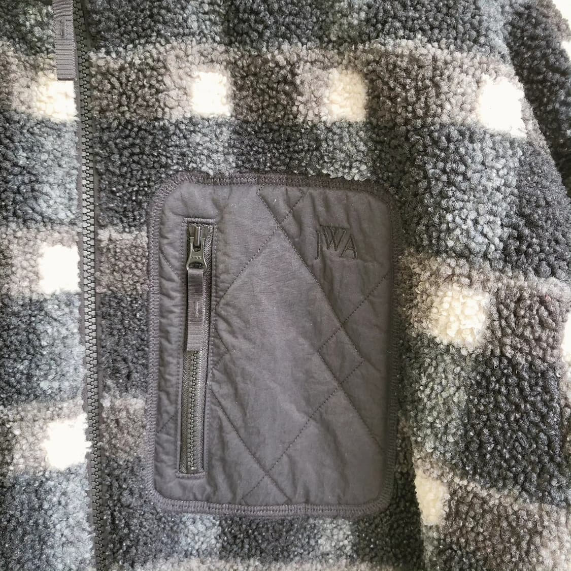 JW앤더슨 x 유니클로 체크 플리스 자켓 상품이미지5