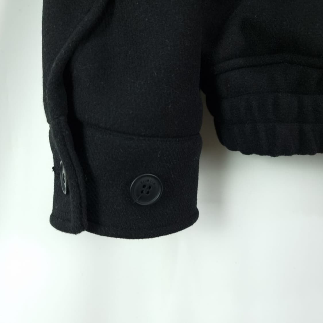 [키뮤어] 오버핏 모직 바라쿠타 블루종 자켓 블랙 M19052 상품이미지6