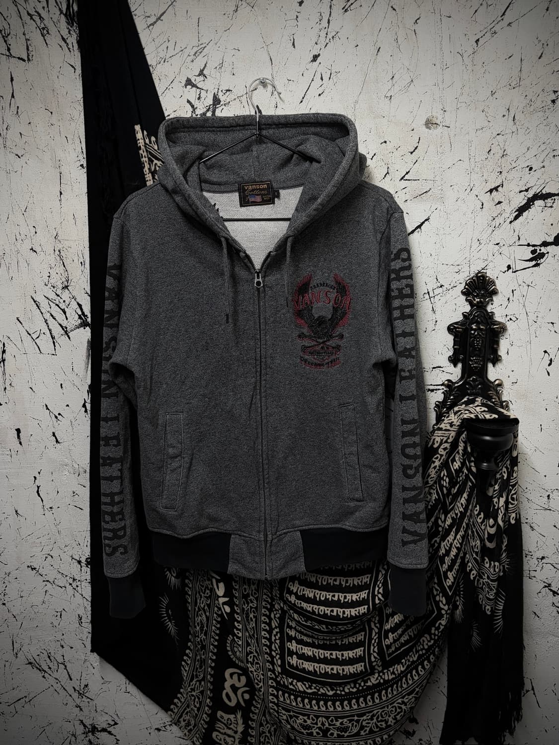 Venson hooded zip-up 상품이미지2