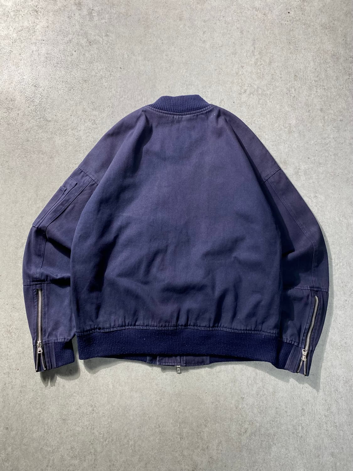 [M] 프리즘웍스 투웨이 네이비 코튼 MA-1 자켓 상품이미지7