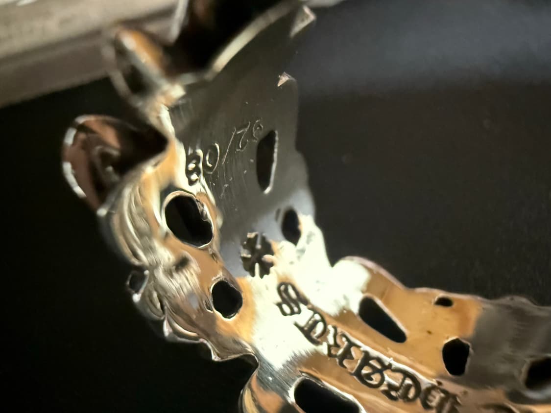 US9 크롬하츠 더블플로랄링 새상품 상품이미지4