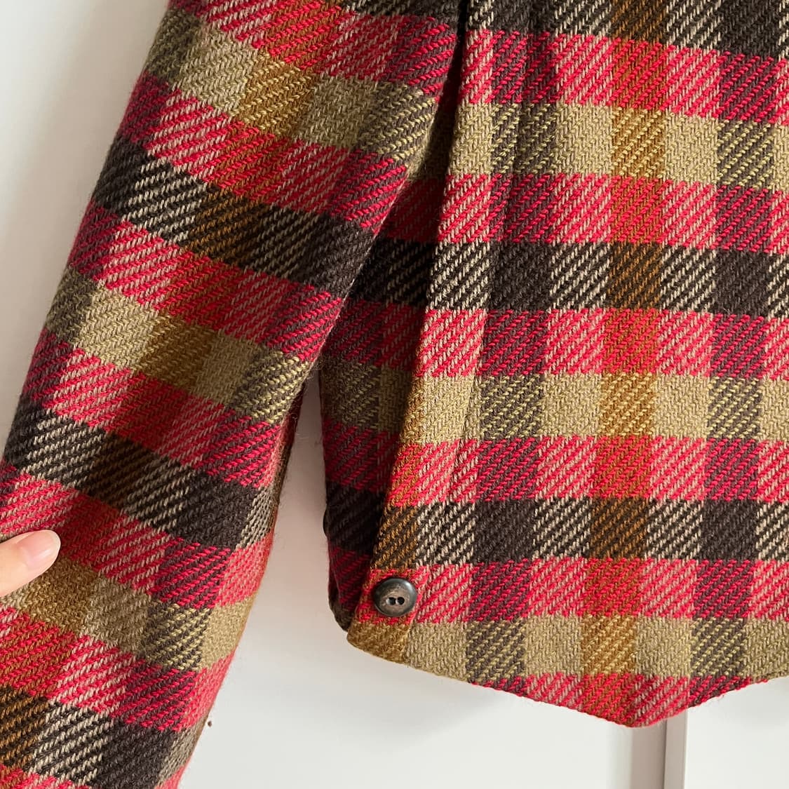 DANA paris 90's Wool Check Jacket 일본제 상품이미지6