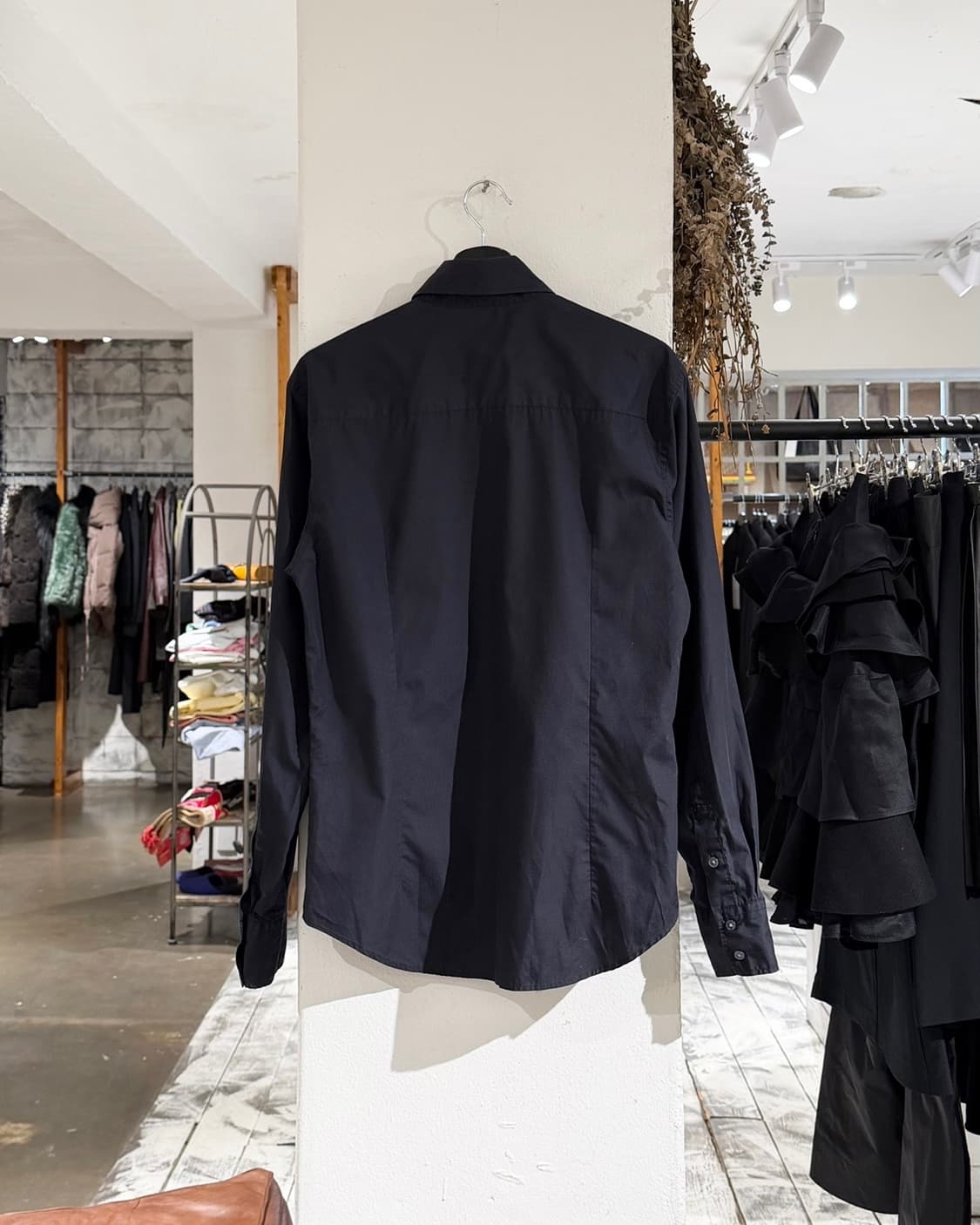 질샌더 블랙 클래식 셔츠 상품이미지6