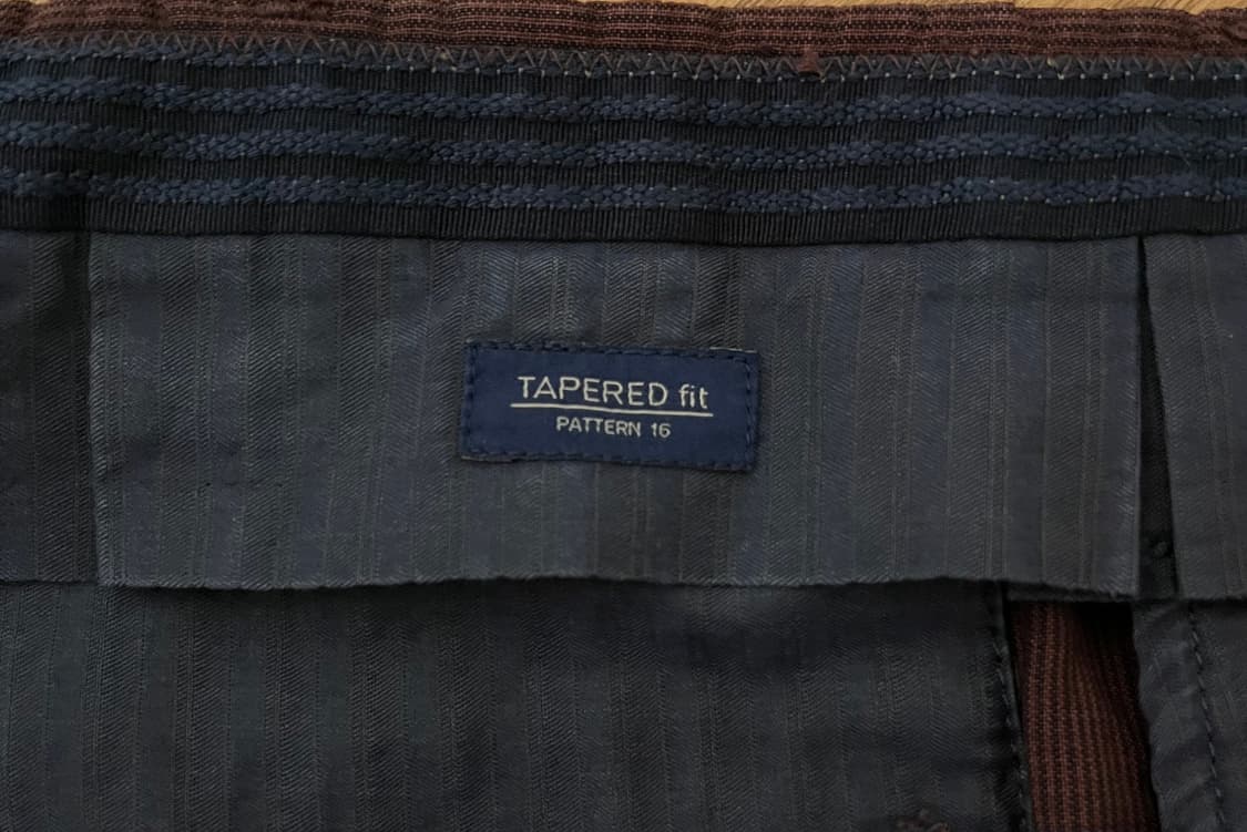 인코텍스 남성 버건디 테이퍼드핏 바지 56 상품이미지6